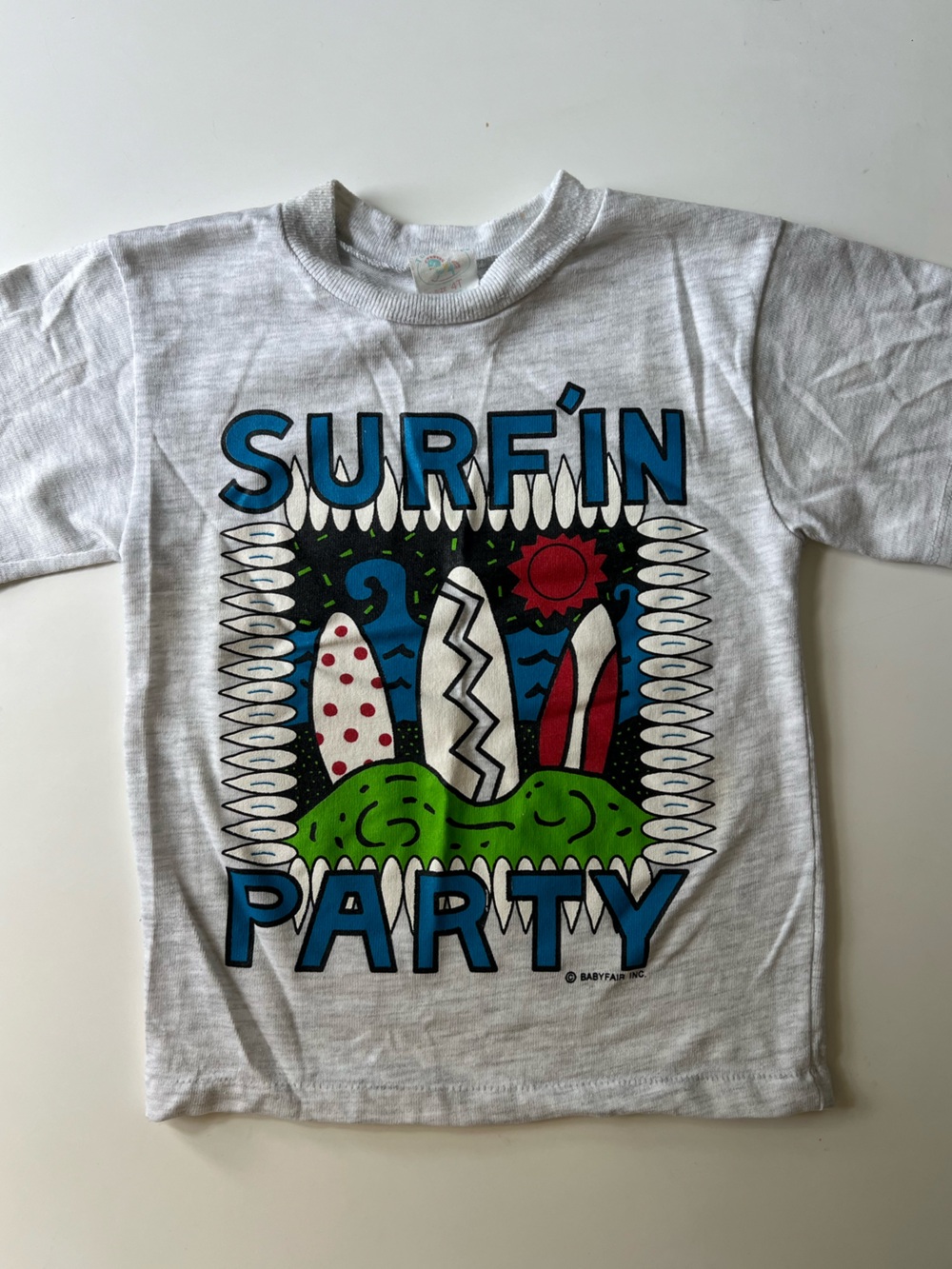 Vintage Toodletime Surfin' Party T-Shirt Size 4T